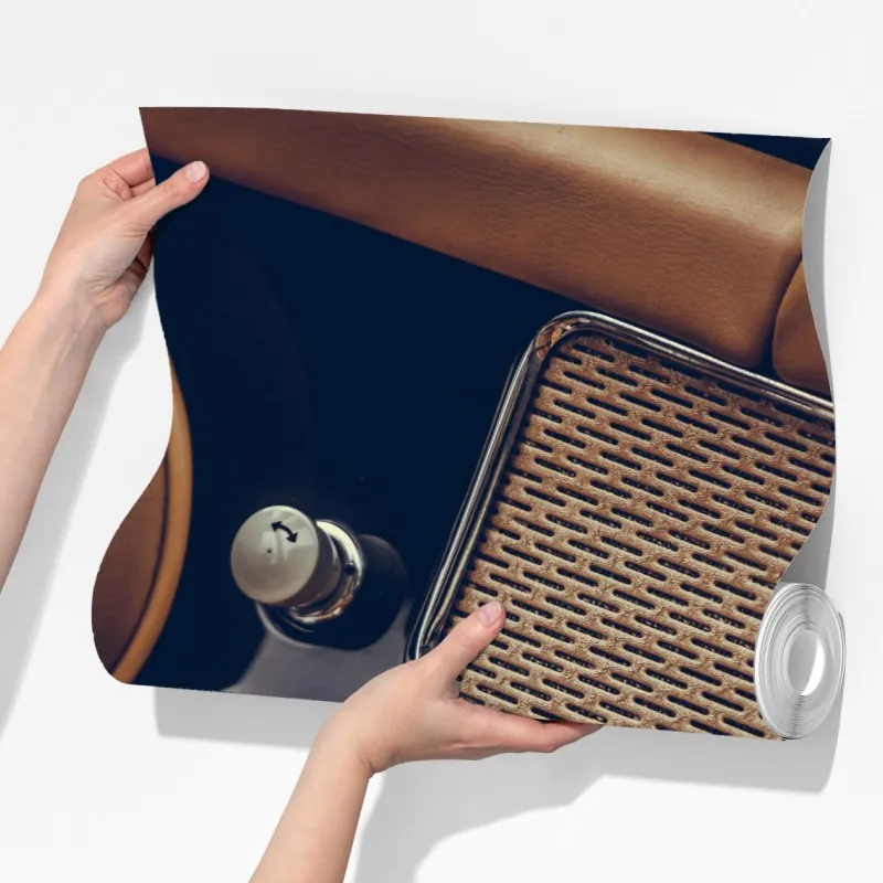 Fototapeta zabytkowa deska rozdzielcza samochodu – Wallissimo® Fototapeta zabytkowa deska rozdzielcza samochodu – Wallissimo®