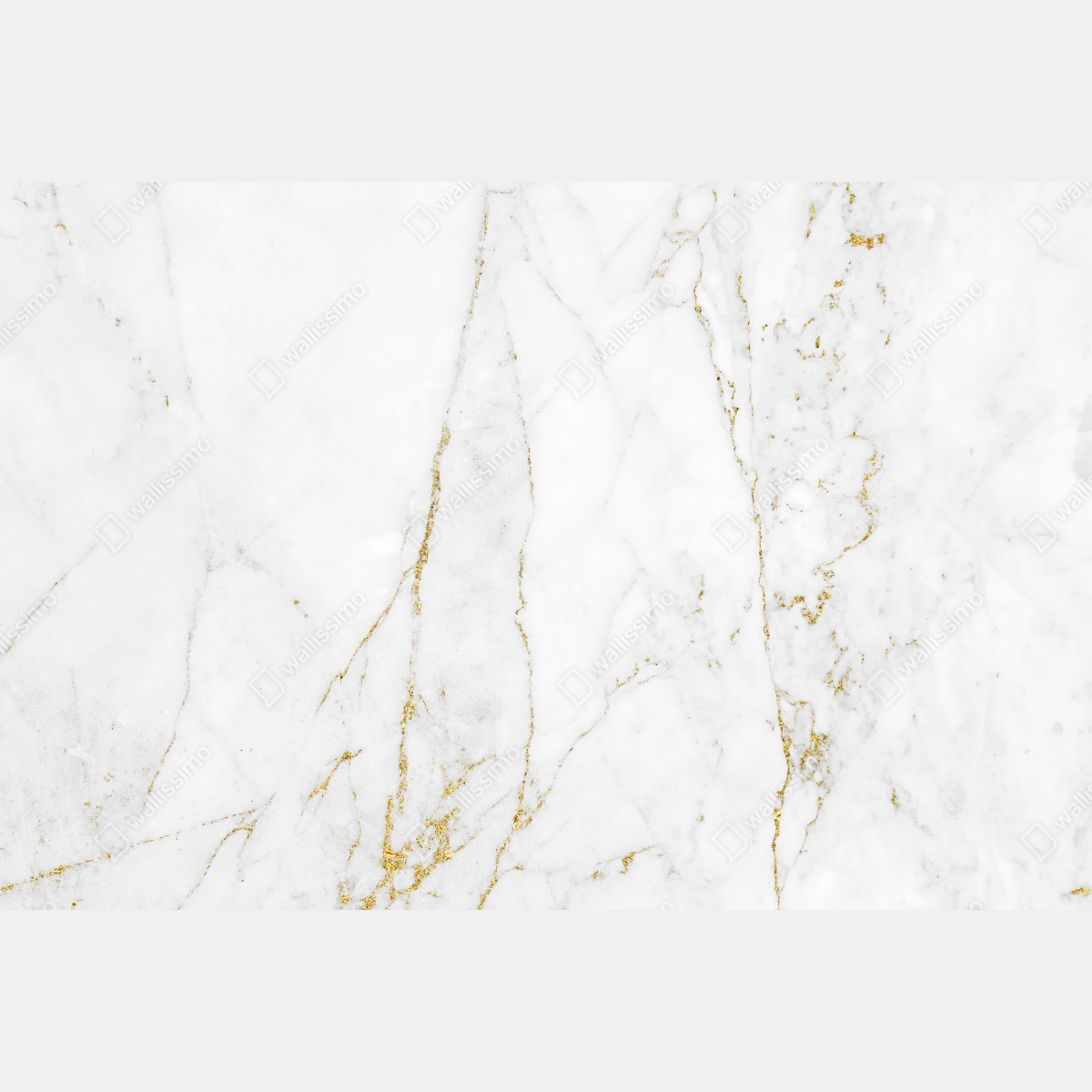 Fototapeta biały marmur ze złotymi żyłkami – Wallissimo® Fototapeta biały marmur ze złotymi żyłkami – Wallissimo®