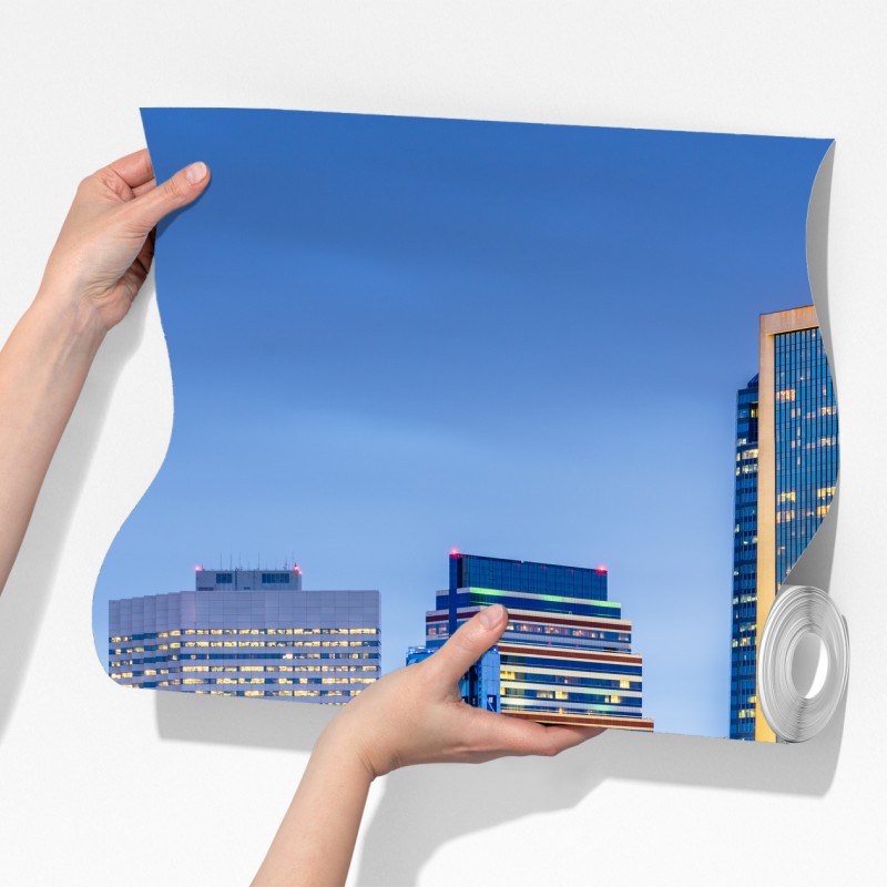 Fototapeta Jacksonville panorama miasta o zmierzchu – Wallissimo® Fototapeta Jacksonville panorama miasta o zmierzchu – Wallissimo®