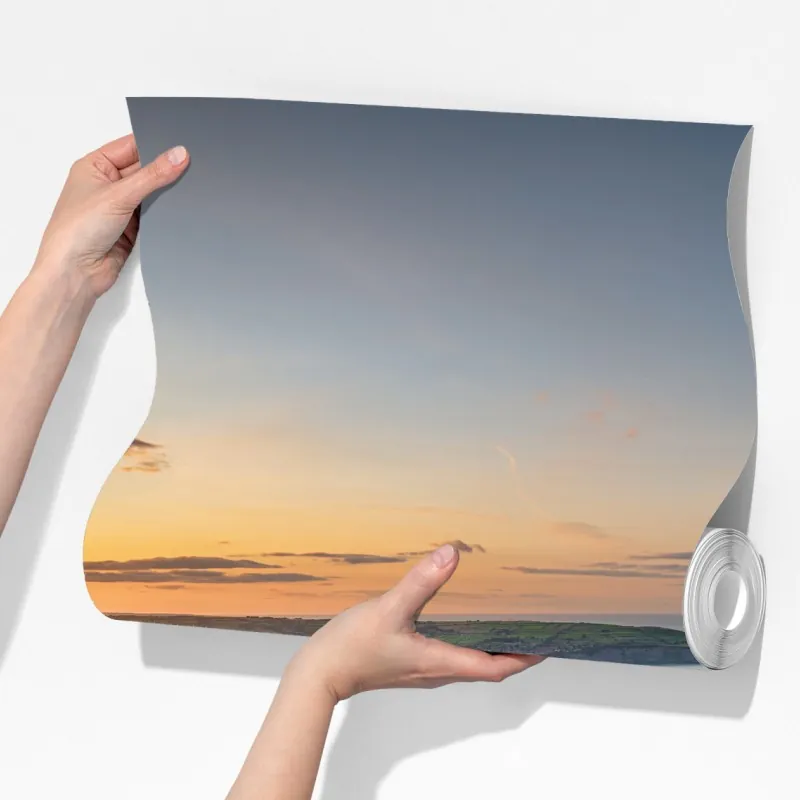 Fototapeta zachód słońca nad wrzosowiskiem na North York Moors – Wallissimo® Fototapeta zachód słońca nad wrzosowiskiem na North York Moors – Wallissimo®