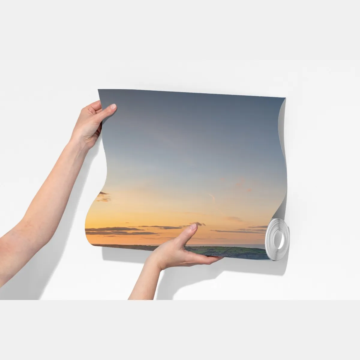 Fototapeta zachód słońca nad wrzosowiskiem na North York Moors – Wallissimo® Fototapeta zachód słońca nad wrzosowiskiem na North York Moors – Wallissimo®