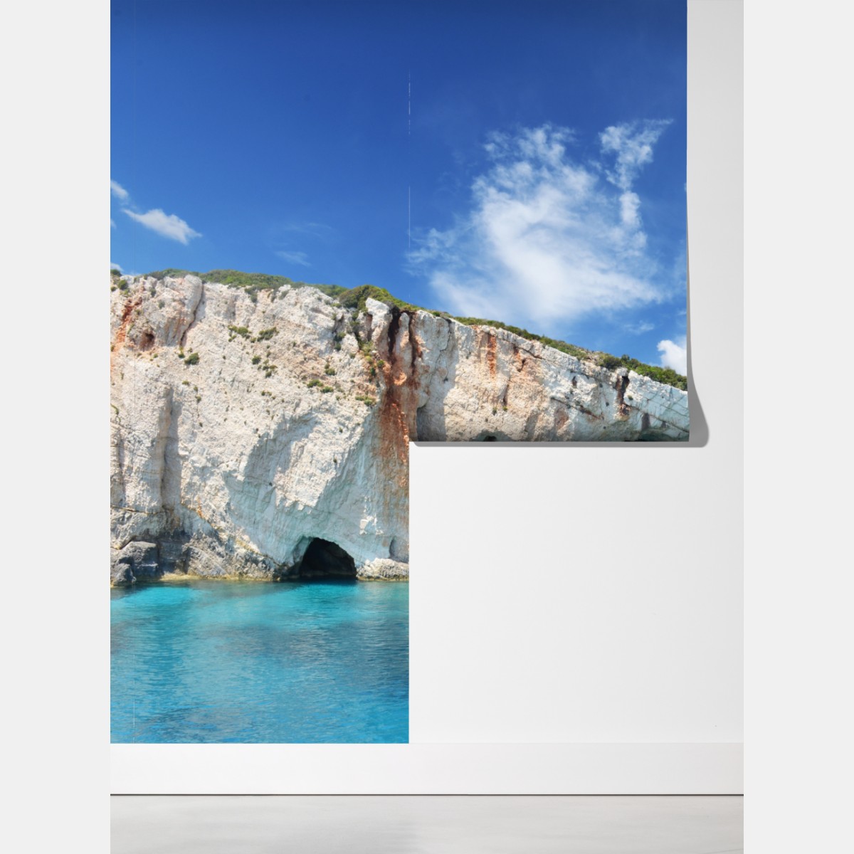 Fototapeta niebieskie jaskinie na Zakynthos – Wallissimo® Fototapeta niebieskie jaskinie na Zakynthos – Wallissimo®