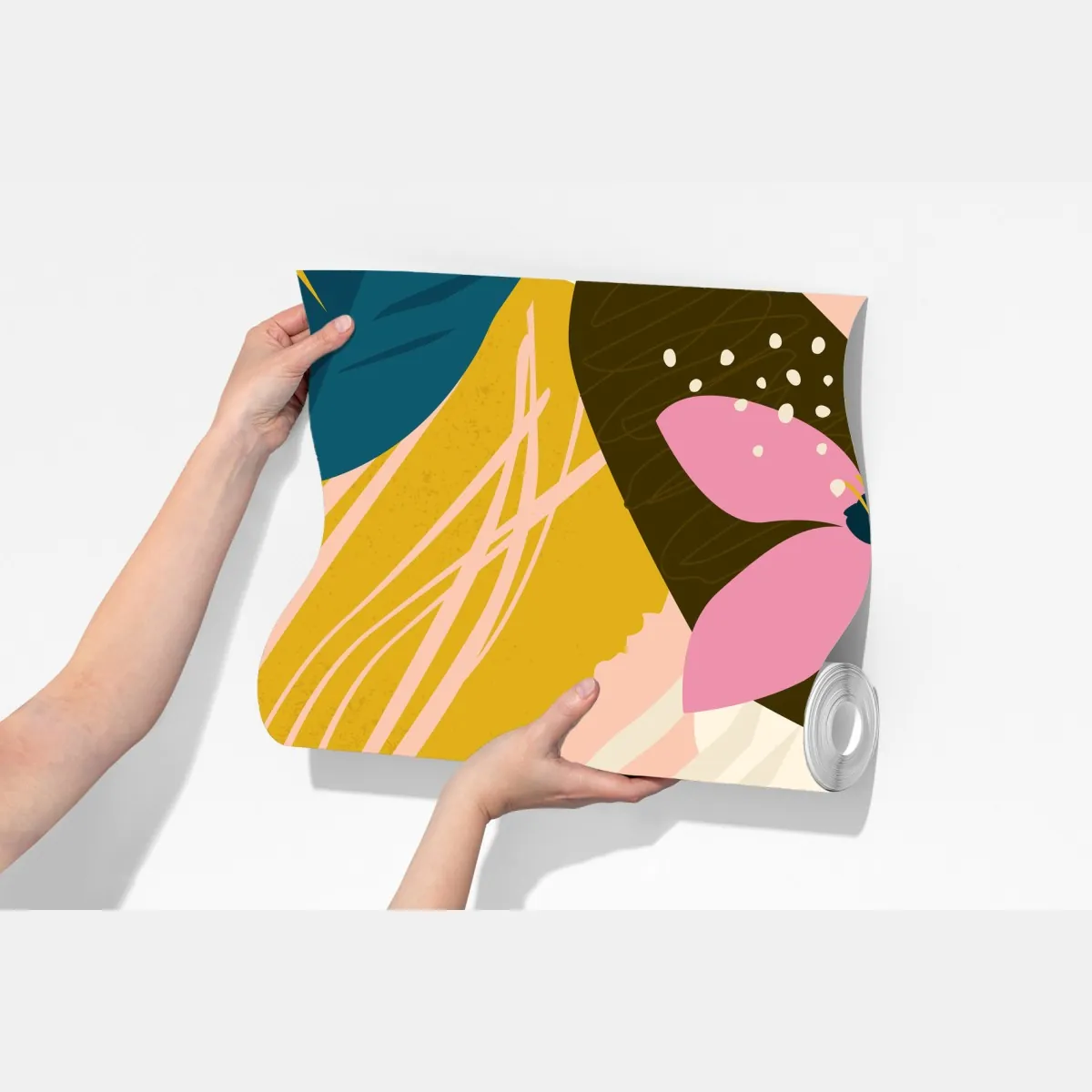 Fototapeta tropikalna abstrakcyjna grafika kwiatowa – Wallissimo® Fototapeta tropikalna abstrakcyjna grafika kwiatowa – Wallissimo®