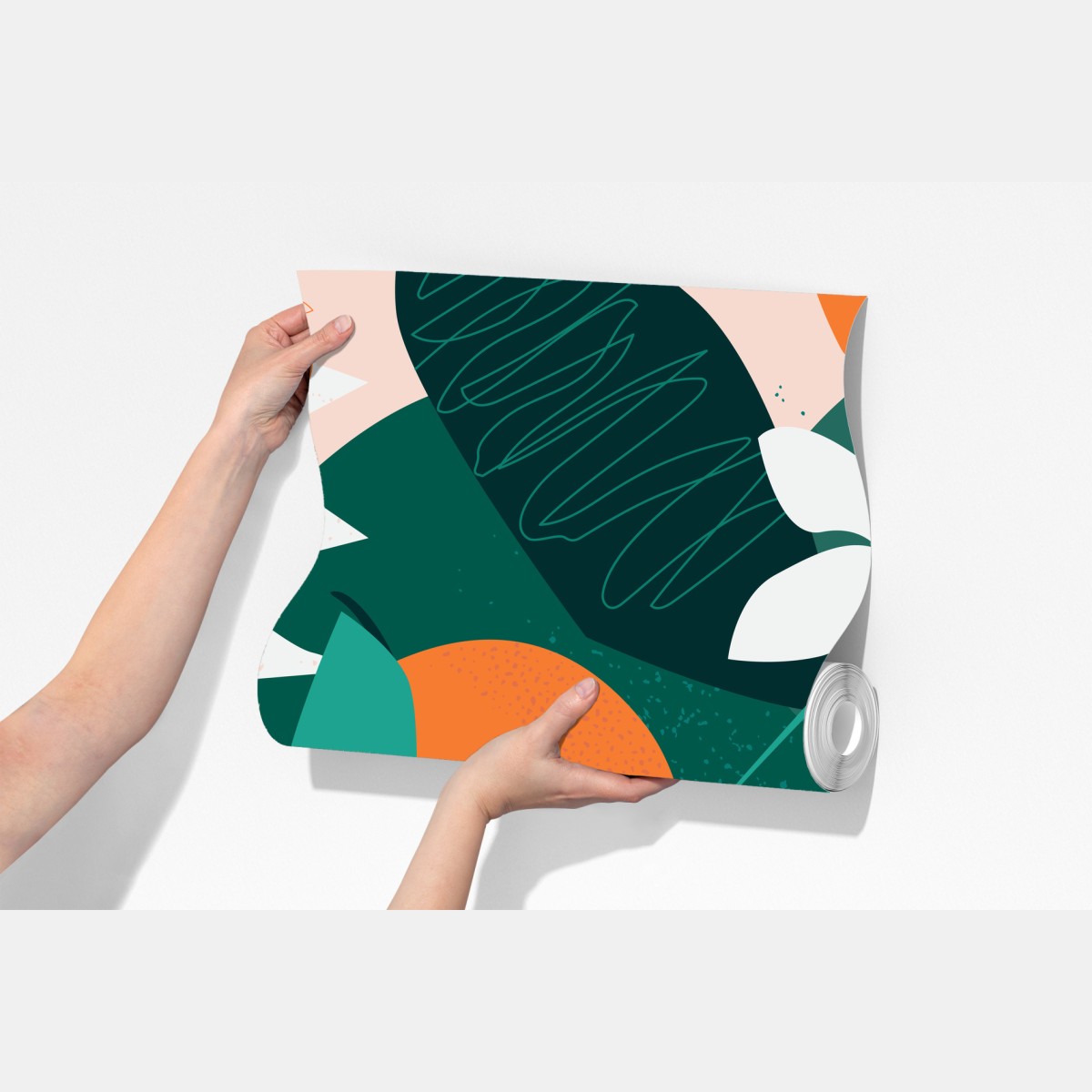 Fototapeta tropikalne liście i cytrusowa ilustracja – Wallissimo® Fototapeta tropikalne liście i cytrusowa ilustracja – Wallissimo®