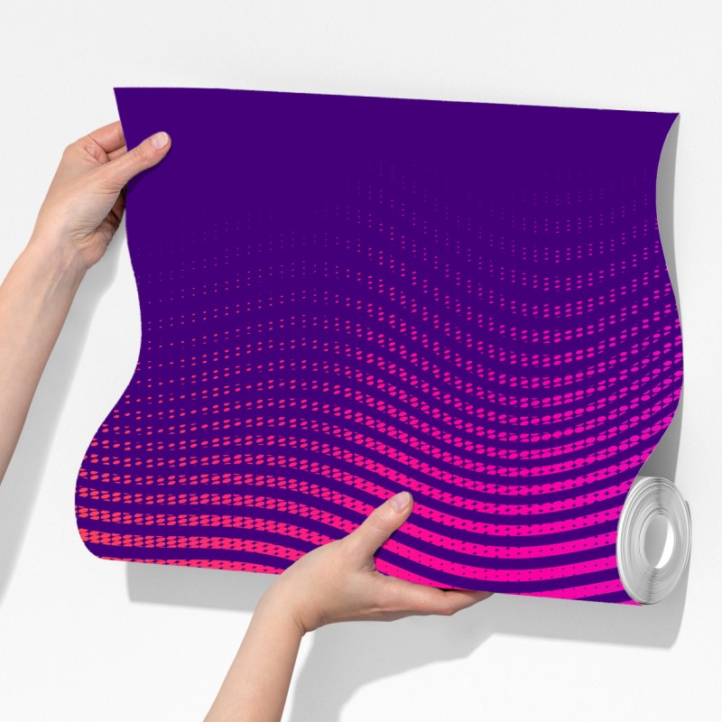 Fototapeta żywy gradient falowy wzór – Wallissimo® Fototapeta żywy gradient falowy wzór – Wallissimo®