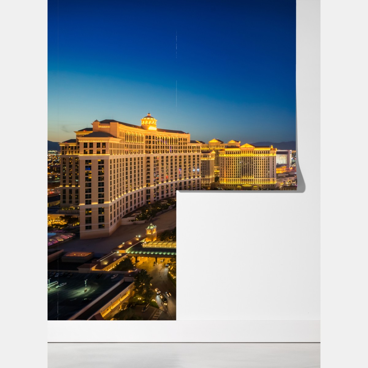 Fototapeta panorama Las Vegas nocą – Wallissimo® Fototapeta panorama Las Vegas nocą – Wallissimo®
