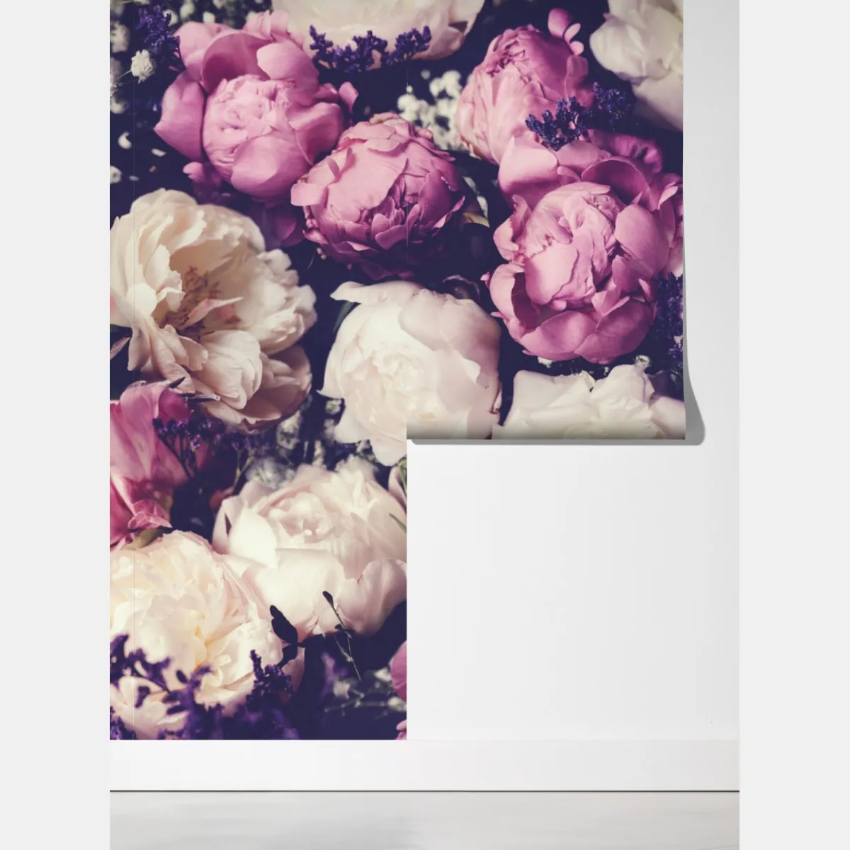 Fototapeta romantyczny bukiet piwonii w pastelowych tonach – Wallissimo® Fototapeta romantyczny bukiet piwonii w pastelowych tonach – Wallissimo®