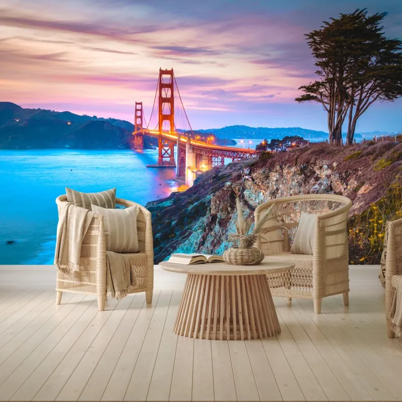 Fototapeta Golden Gate Bridge o zmierzchu