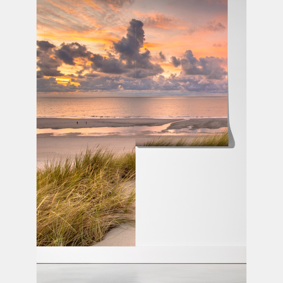 Fototapeta zachód słońca nad wydmami Zeeland – Wallissimo® Fototapeta zachód słońca nad wydmami Zeeland – Wallissimo®