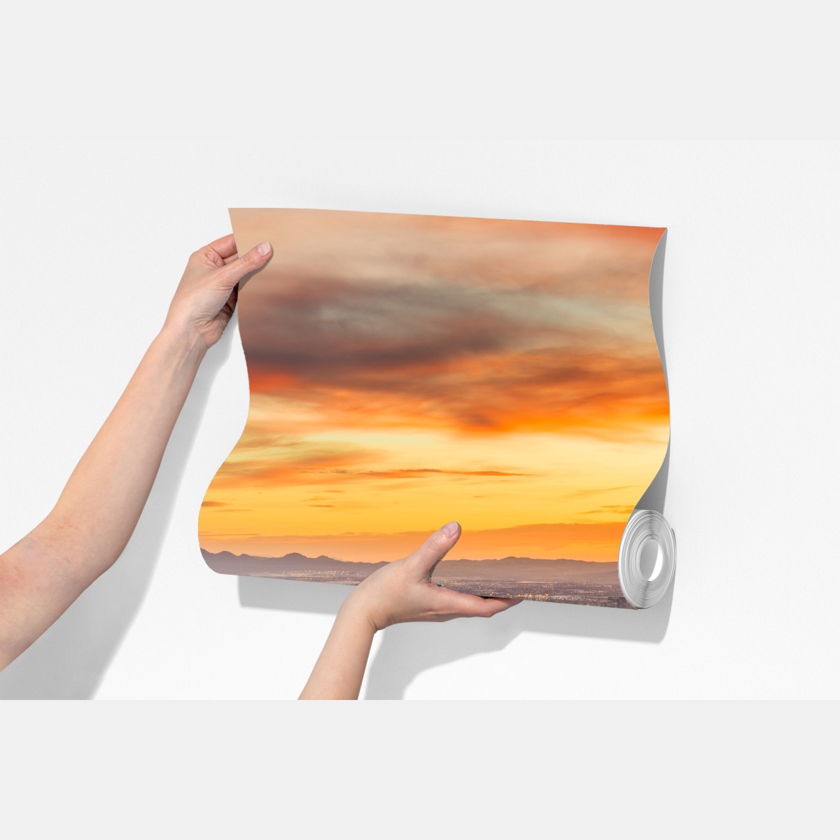 Fototapeta Las Vegas panorama o zmierzchu – Wallissimo® Fototapeta Las Vegas panorama o zmierzchu – Wallissimo®