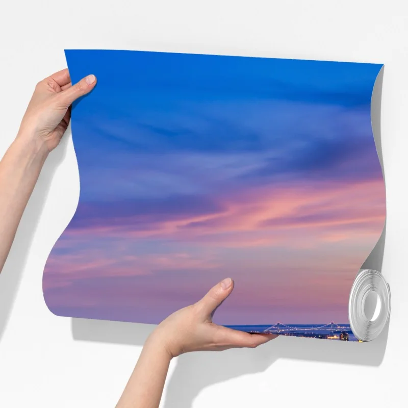 Fototapeta panorama Nowego Jorku o zmierzchu – Wallissimo® Fototapeta panorama Nowego Jorku o zmierzchu – Wallissimo®