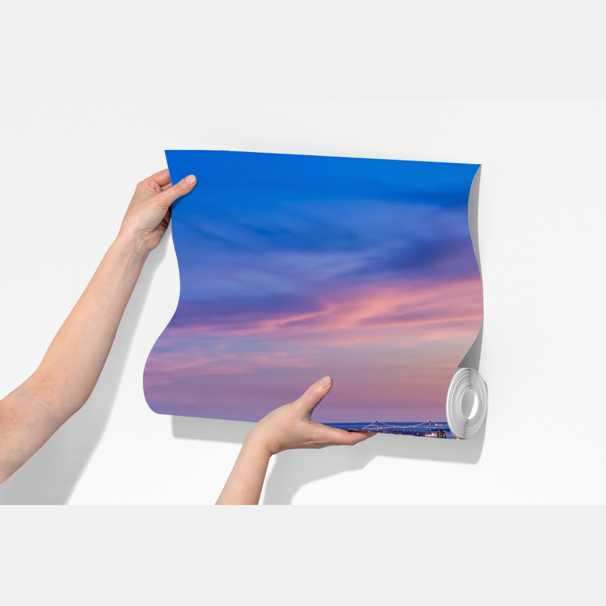 Fototapeta panorama Nowego Jorku o zmierzchu – Wallissimo® Fototapeta panorama Nowego Jorku o zmierzchu – Wallissimo®