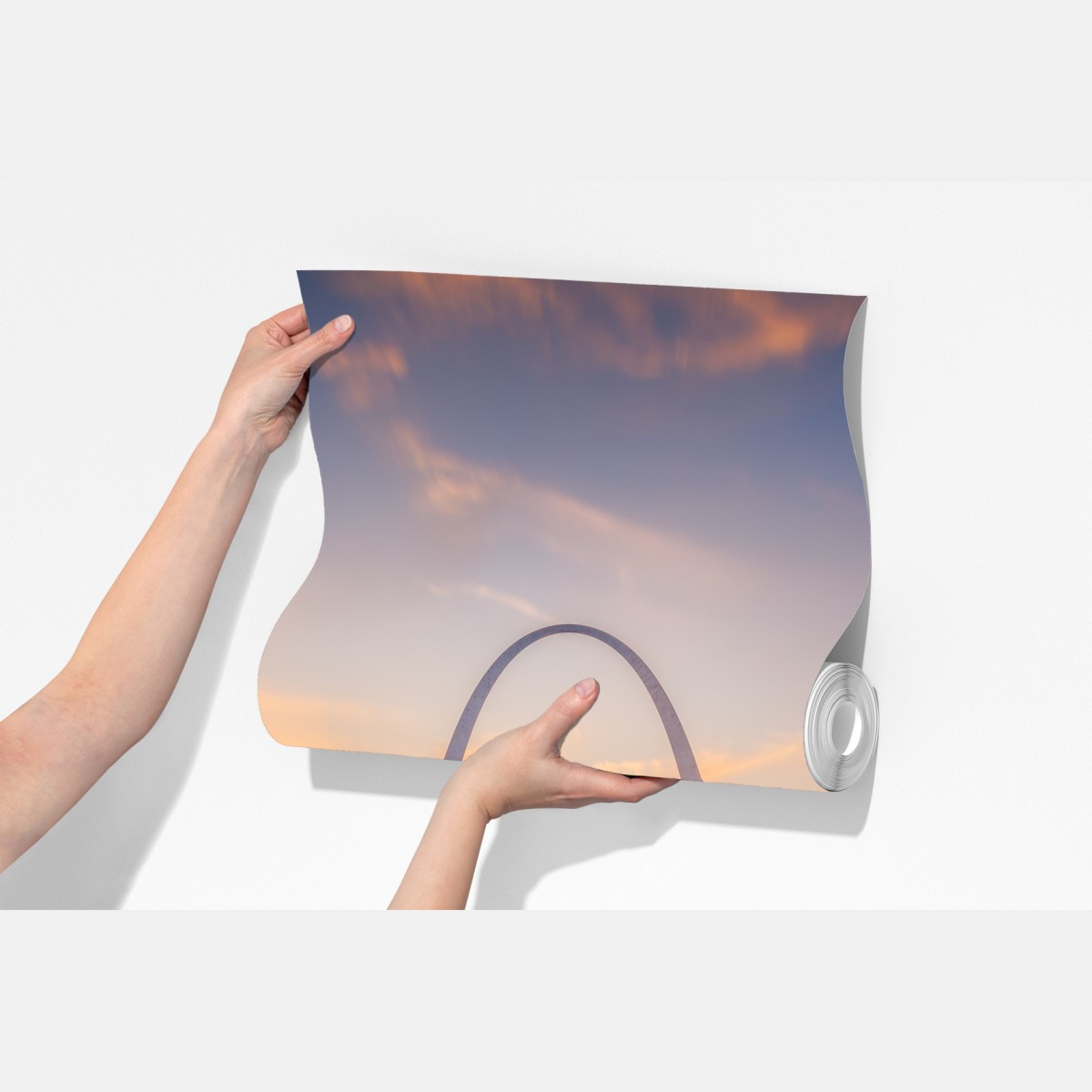 Fototapeta St. Louis panorama o zmierzchu – Wallissimo® Fototapeta St. Louis panorama o zmierzchu – Wallissimo®