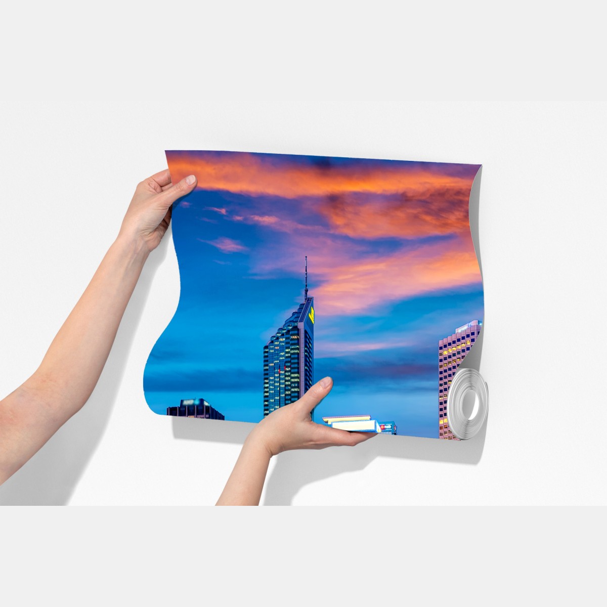 Fototapeta Perth panorama miasta o zachodzie słońca – Wallissimo® Fototapeta Perth panorama miasta o zachodzie słońca – Wallissimo®