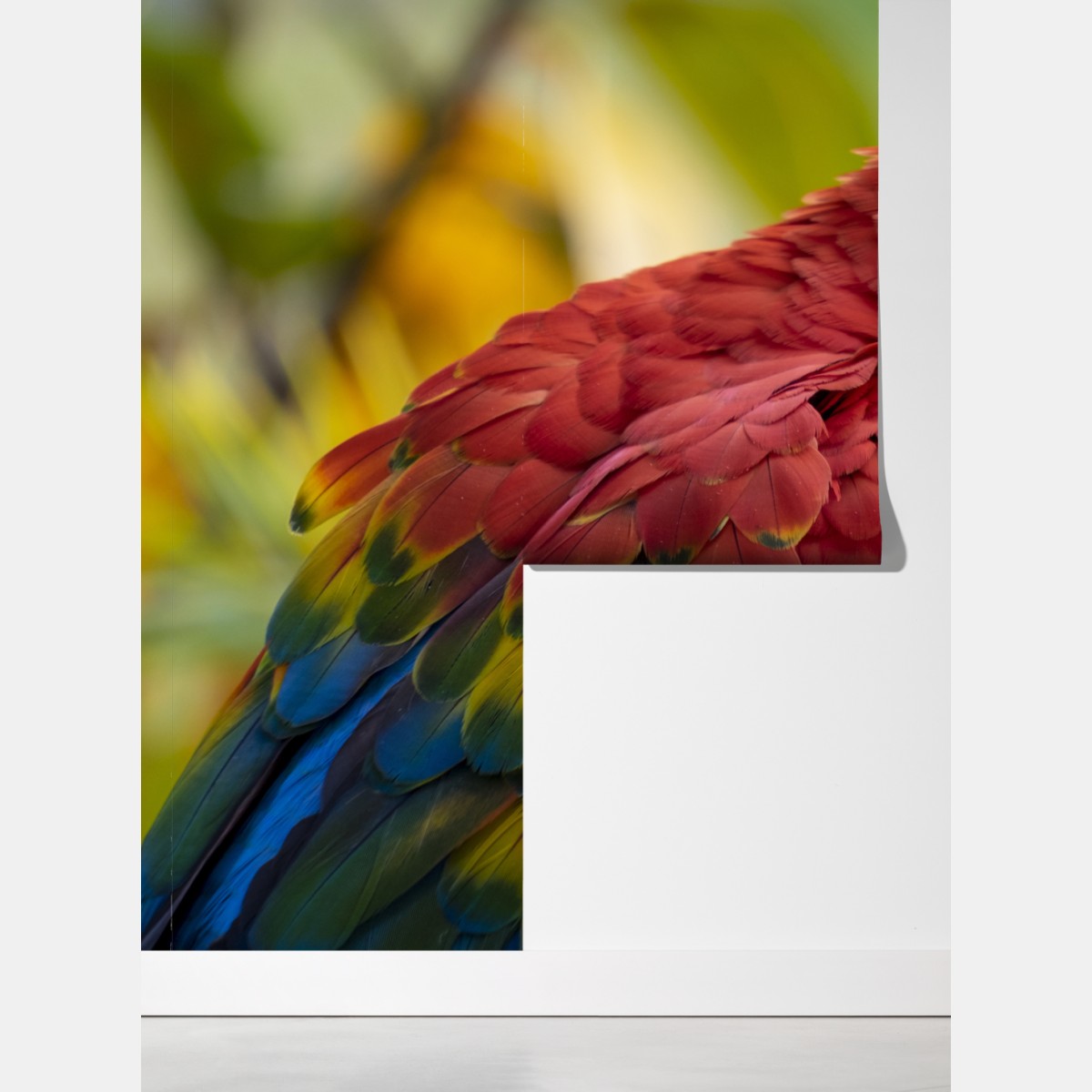 Fototapeta wyrazisty portret ary szkarłatnej – Wallissimo® Fototapeta wyrazisty portret ary szkarłatnej – Wallissimo®