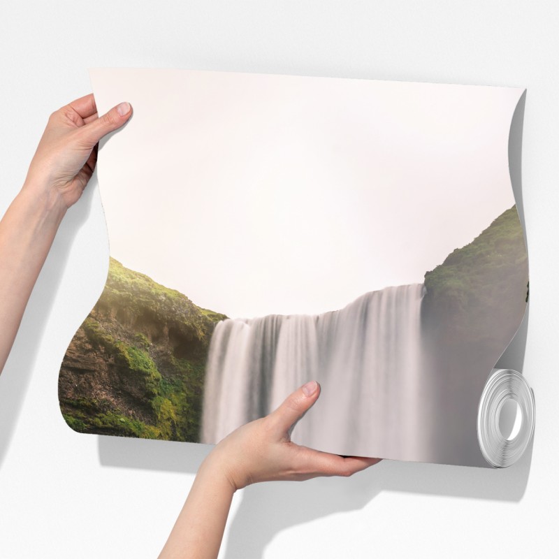 Fototapeta majestatyczny wodospad Skogafoss – Wallissimo® Fototapeta majestatyczny wodospad Skogafoss – Wallissimo®