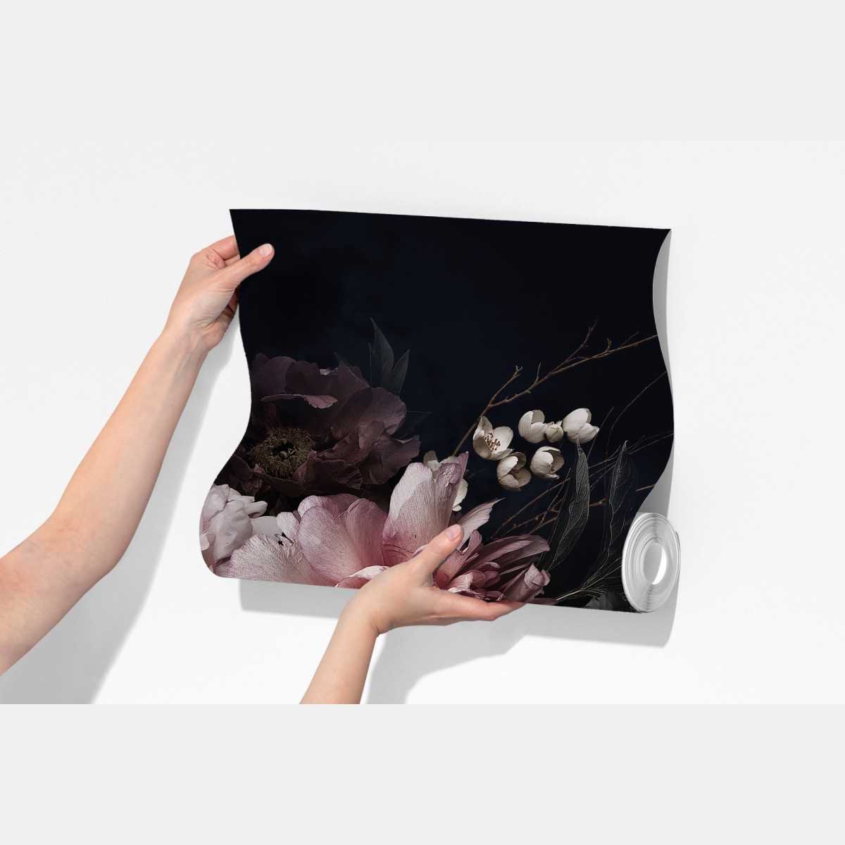 Fototapeta bukiet piwonii i hortensji – Wallissimo® Fototapeta bukiet piwonii i hortensji – Wallissimo®