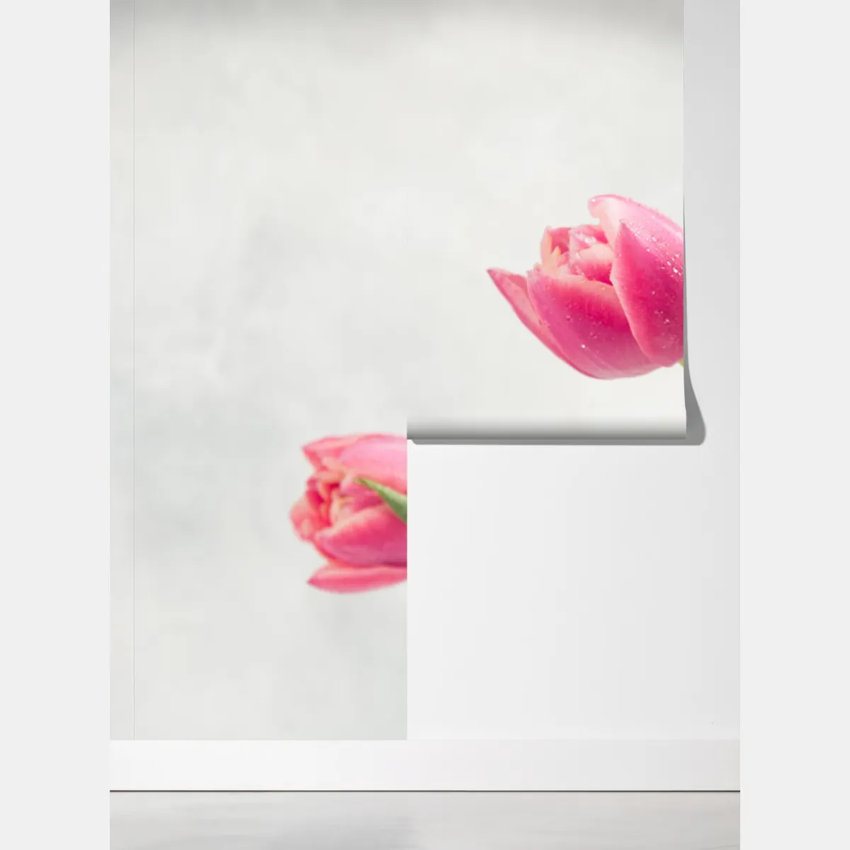 Fototapeta elegancki bukiet różowych tulipanów – Wallissimo® Fototapeta elegancki bukiet różowych tulipanów – Wallissimo®