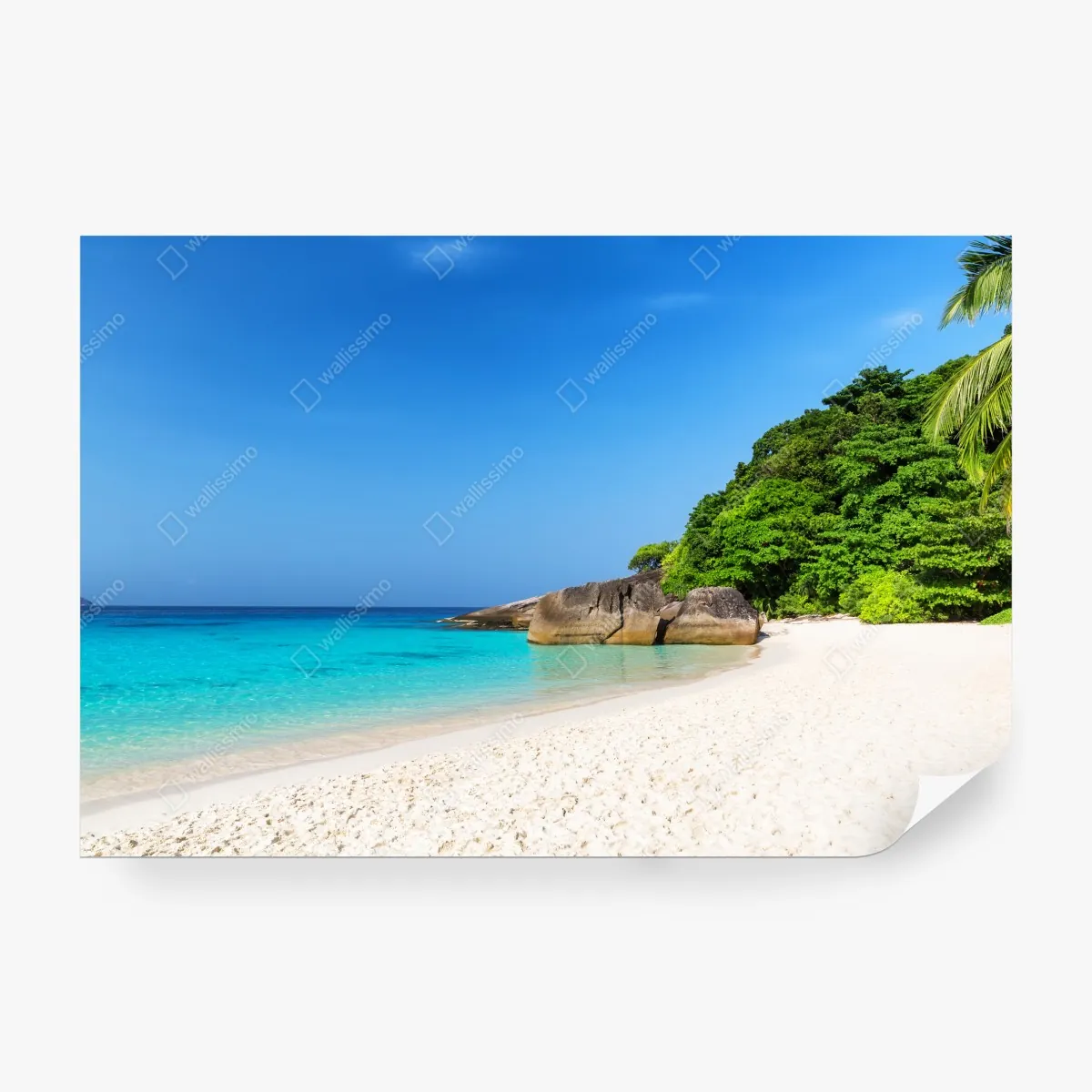 Fototapeta Wyspy Similan turkusowa plaża – Wallissimo® Fototapeta Wyspy Similan turkusowa plaża – Wallissimo®