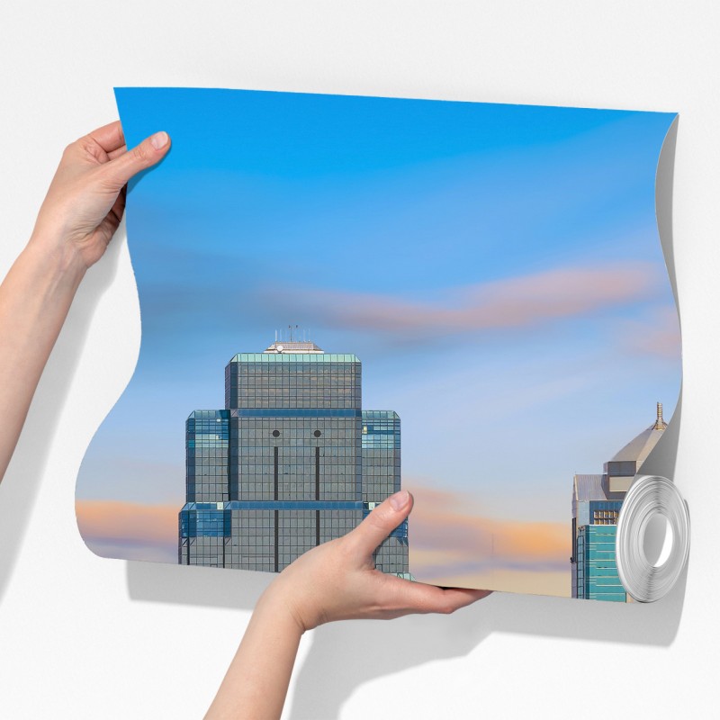 Fototapeta panorama Kansas City o zachodzie słońca – Wallissimo® Fototapeta panorama Kansas City o zachodzie słońca – Wallissimo®