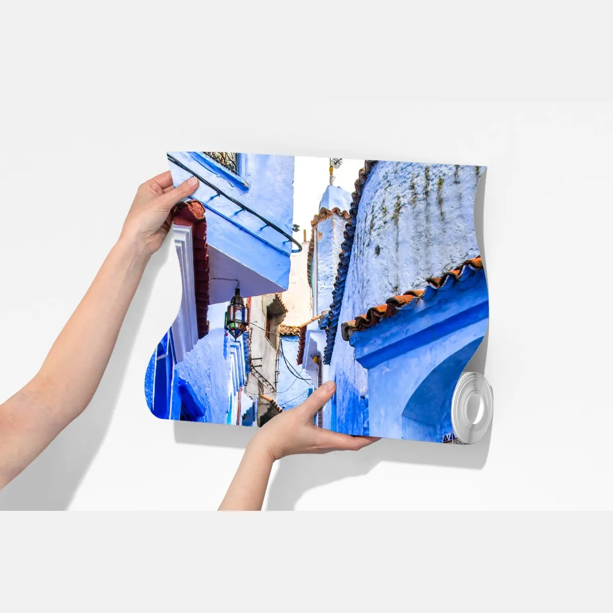 Fototapeta niebieska uliczka w Chefchaouen, Maroko – Wallissimo® Fototapeta niebieska uliczka w Chefchaouen, Maroko – Wallissimo®