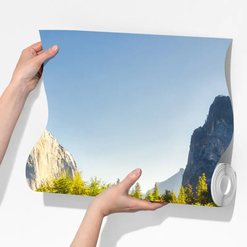 Fototapeta złota dolina nad rzeką – Wallissimo® Fototapeta złota dolina nad rzeką – Wallissimo®