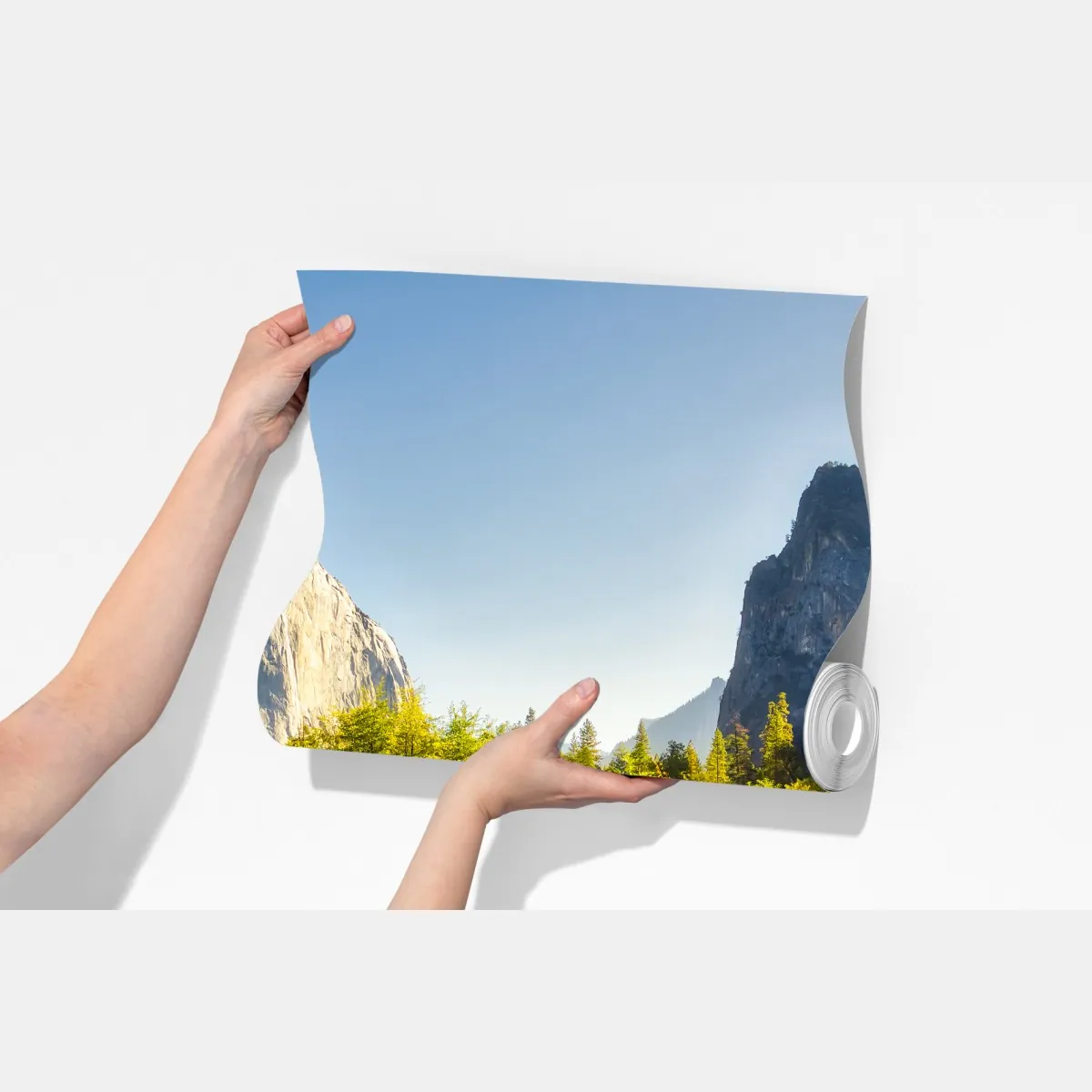 Fototapeta złota dolina nad rzeką – Wallissimo® Fototapeta złota dolina nad rzeką – Wallissimo®