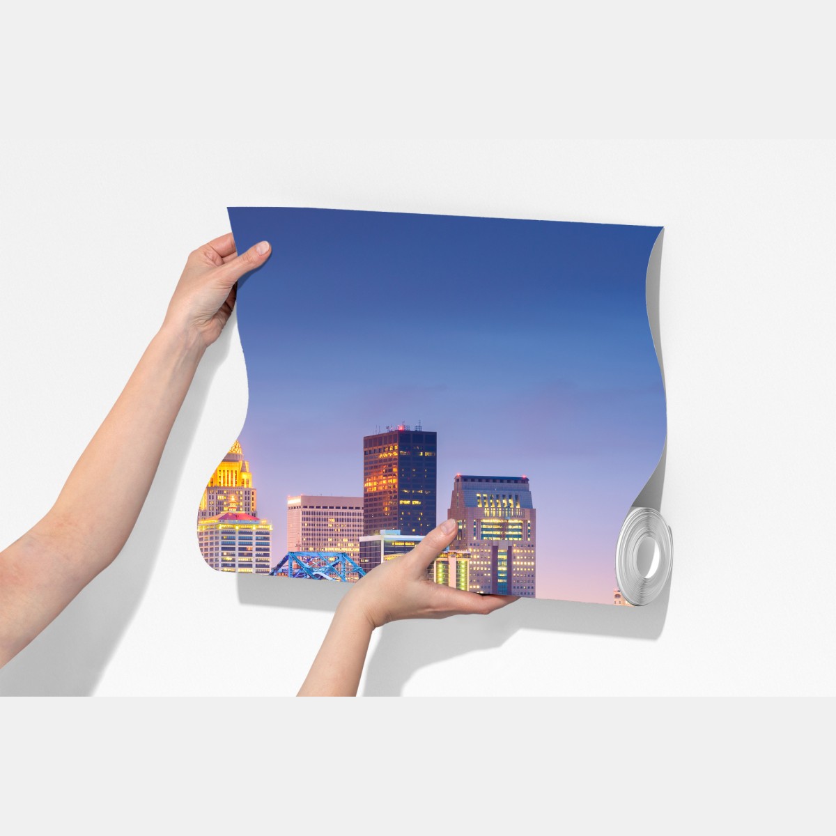 Fototapeta Louisville panorama o zmierzchu – Wallissimo® Fototapeta Louisville panorama o zmierzchu – Wallissimo®