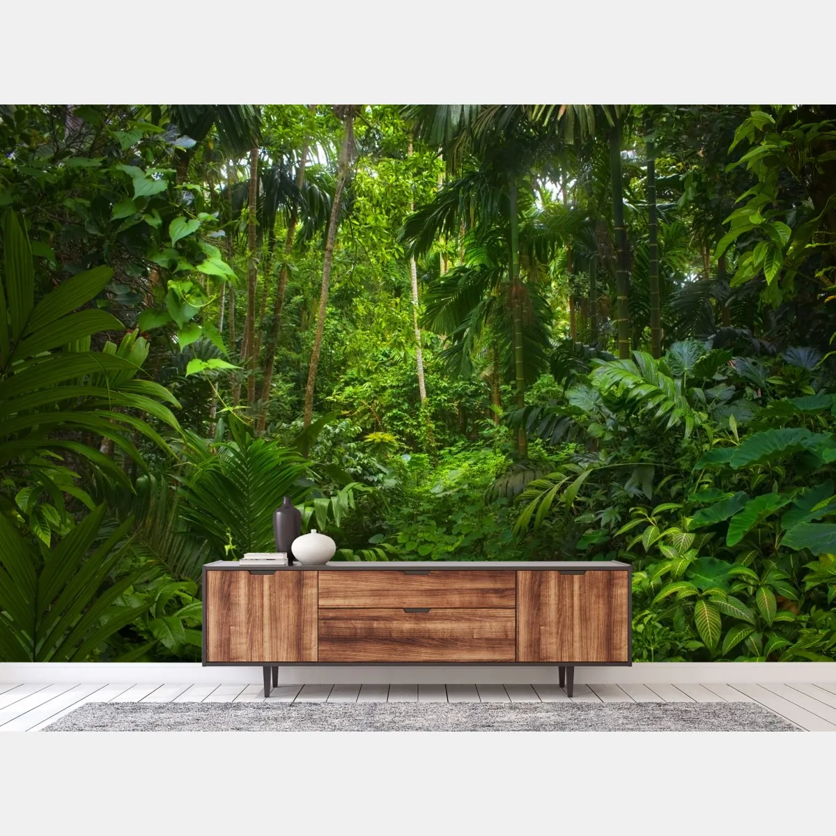 Fototapeta bujna tropikalna dżungla – Wallissimo® Fototapeta bujna tropikalna dżungla – Wallissimo®