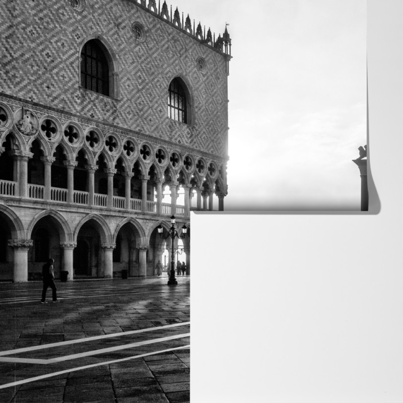 Fototapeta Wenecja plac w porannej mgle – Wallissimo® Fototapeta Wenecja plac w porannej mgle – Wallissimo®