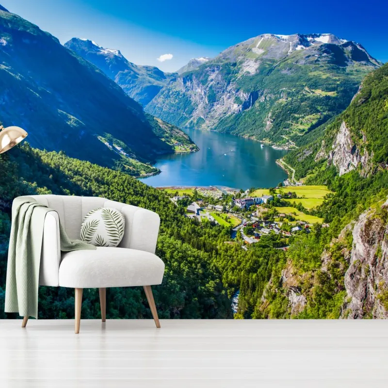 Fototapeta Geirangerfjord panorama górska