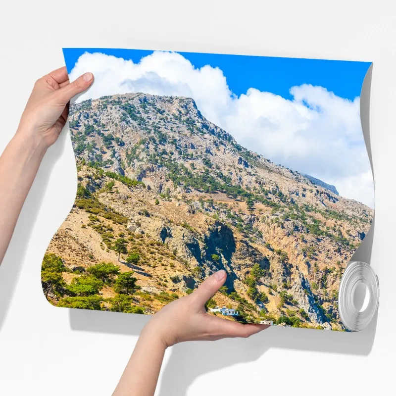 Fototapeta żaglówka na plaży Apella, Karpathos – Wallissimo® Fototapeta żaglówka na plaży Apella, Karpathos – Wallissimo®