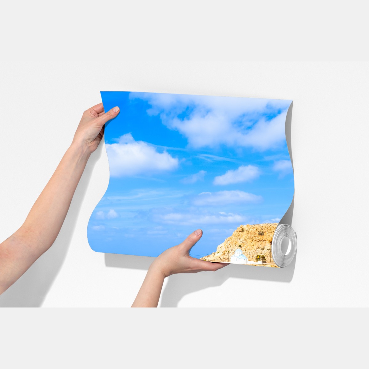 Fototapeta słoneczny port Finiki na wybrzeżu Karpathos – Wallissimo® Fototapeta słoneczny port Finiki na wybrzeżu Karpathos – Wallissimo®