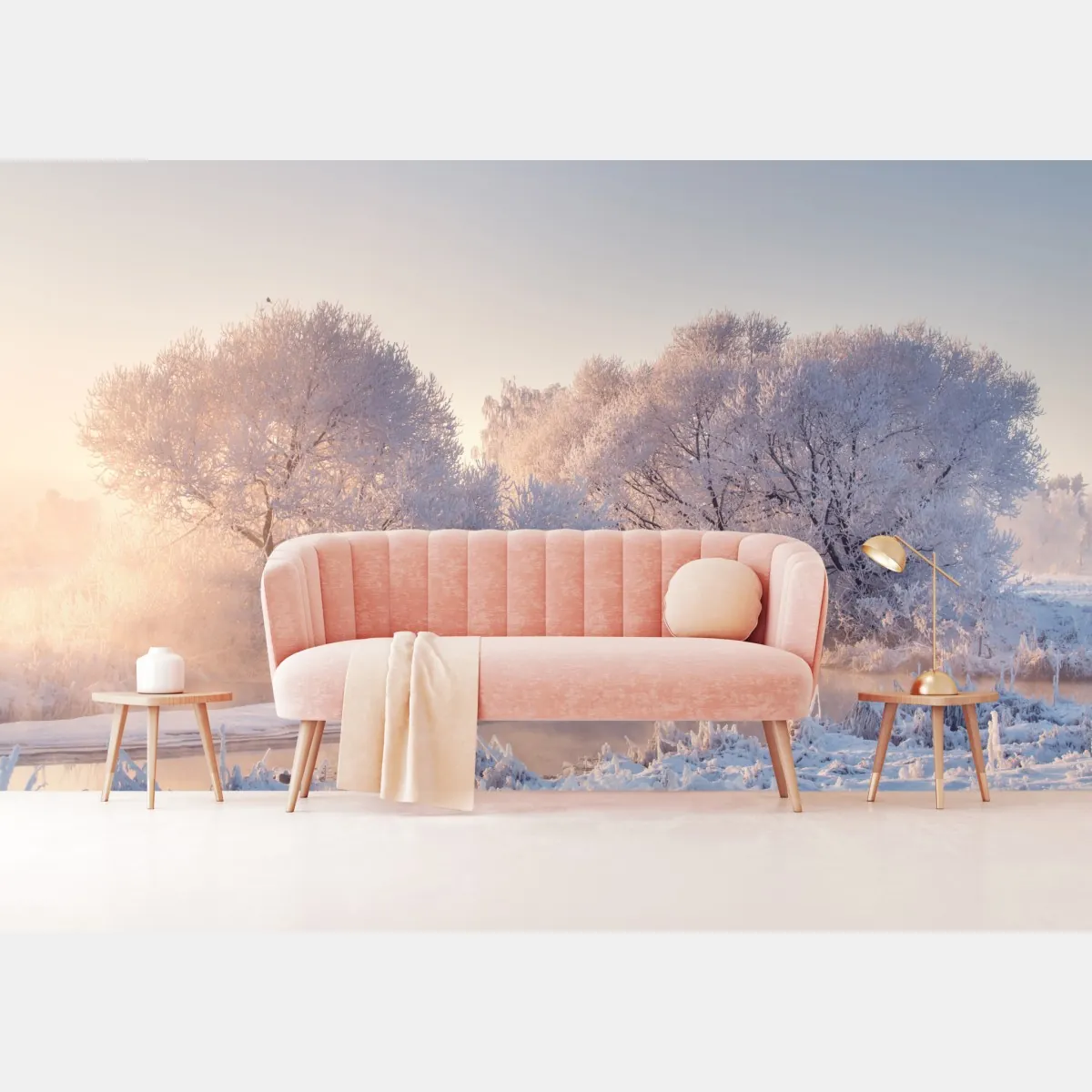 Fototapeta oszronione drzewa o świcie – Wallissimo® Fototapeta oszronione drzewa o świcie – Wallissimo®