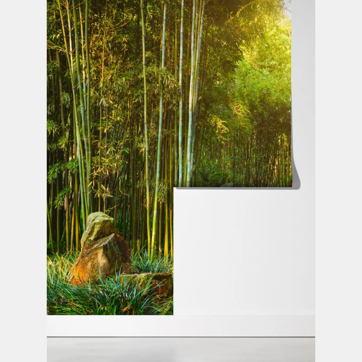 Fototapeta spokojna ścieżka w bambusowym lesie – Wallissimo® Fototapeta spokojna ścieżka w bambusowym lesie – Wallissimo®