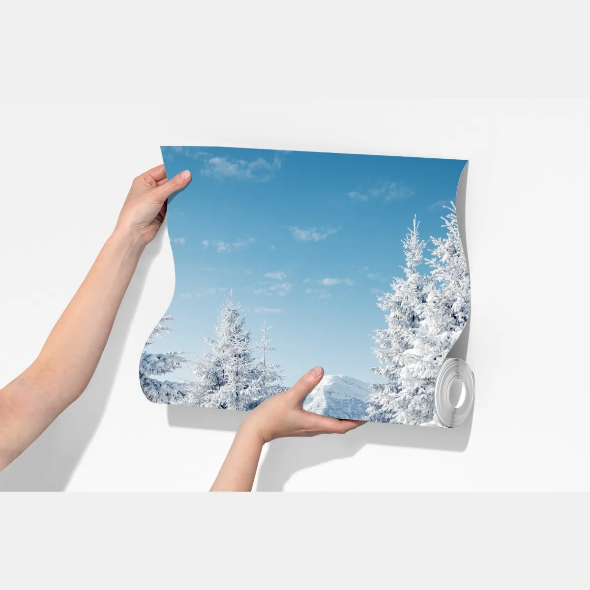 Fototapeta zimowy spokój w Karpatach – Wallissimo® Fototapeta zimowy spokój w Karpatach – Wallissimo®