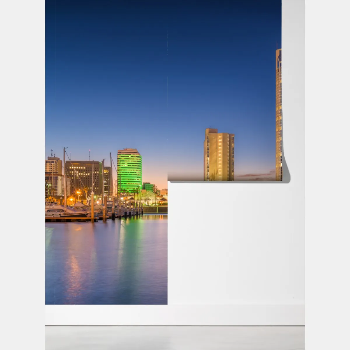 Fototapeta Corpus Christi panorama miasta o zmierzchu – Wallissimo® Fototapeta Corpus Christi panorama miasta o zmierzchu – Wallissimo®