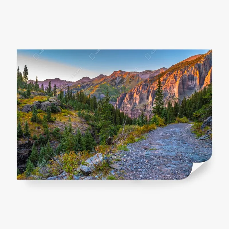 Fototapeta spokojny wschód nad jeziorem z ptakami – Wallissimo®