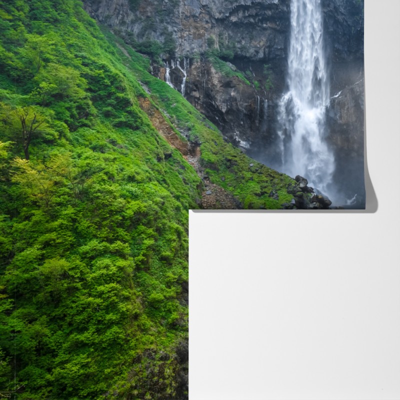 Fototapeta krajobraz wodospadu Kegon w Nikko – Wallissimo® Fototapeta krajobraz wodospadu Kegon w Nikko – Wallissimo®