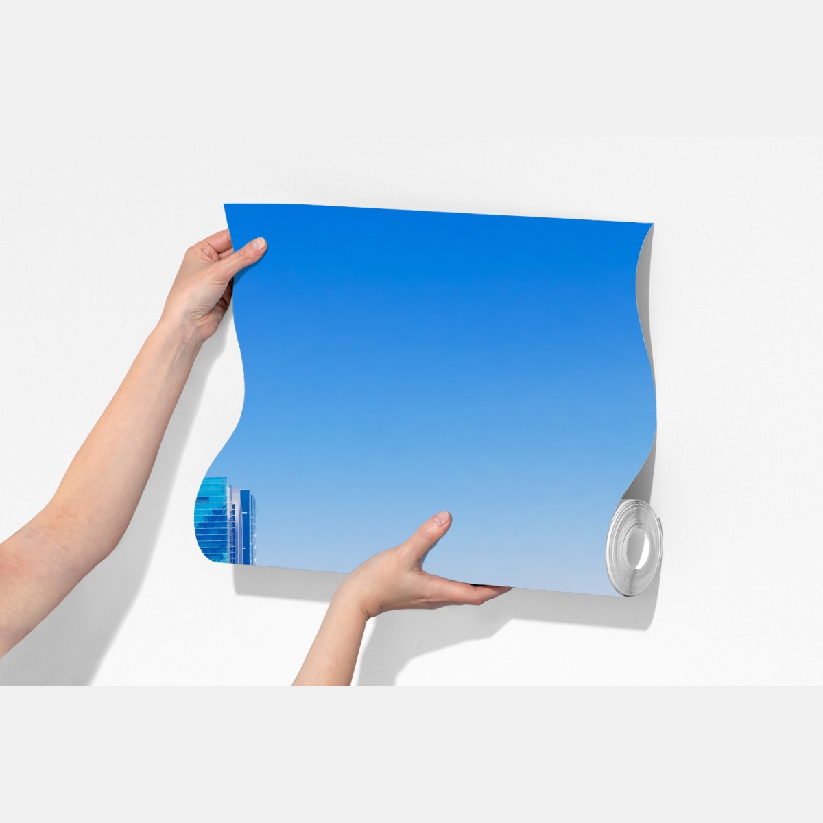 Fototapeta miejski pociąg metra w słońcu – Wallissimo® Fototapeta miejski pociąg metra w słońcu – Wallissimo®