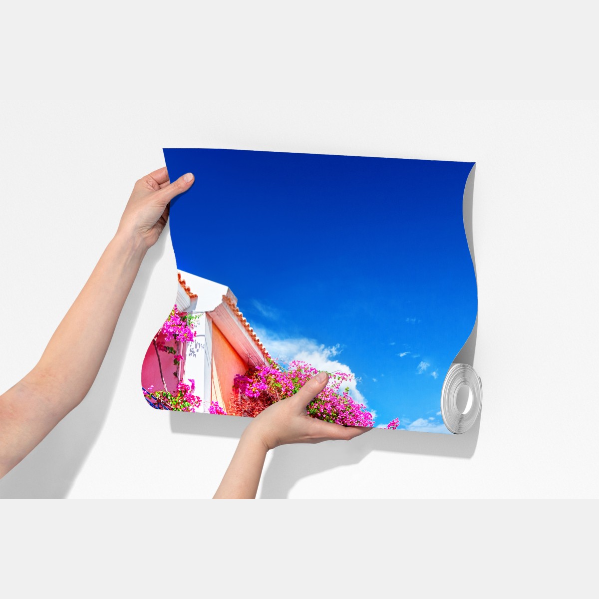 Fototapeta kolorowa uliczka na Kefalonii – Wallissimo® Fototapeta kolorowa uliczka na Kefalonii – Wallissimo®