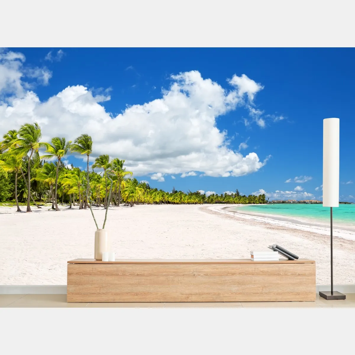 Fototapeta tropikalna plaża w Punta Cana – Wallissimo® Fototapeta tropikalna plaża w Punta Cana – Wallissimo®