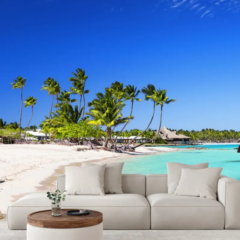 Fototapeta tropikalna plaża w Cap Cana