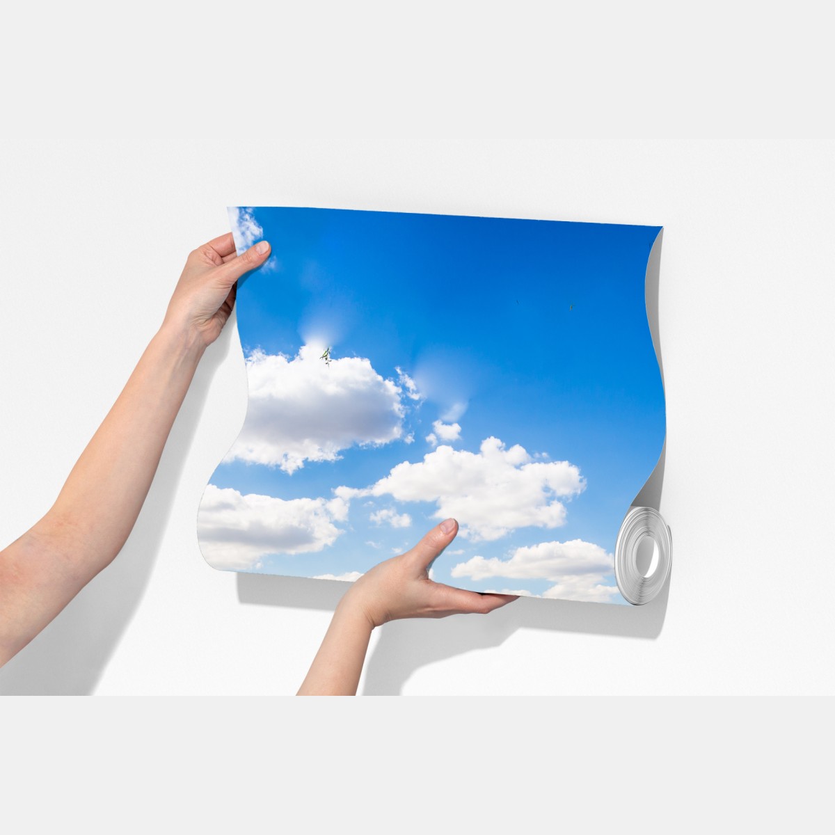 Fototapeta słoneczny pomost nad jeziorem – Wallissimo® Fototapeta słoneczny pomost nad jeziorem – Wallissimo®