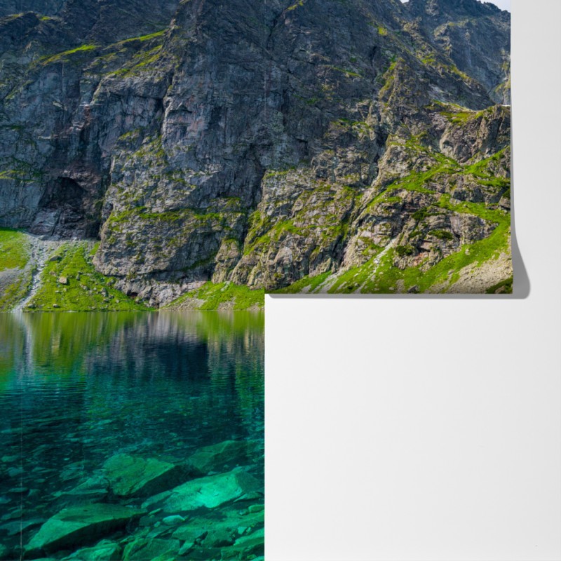 Fototapeta Czarny Staw górskie odbicie Tatry – Wallissimo® Fototapeta Czarny Staw górskie odbicie Tatry – Wallissimo®