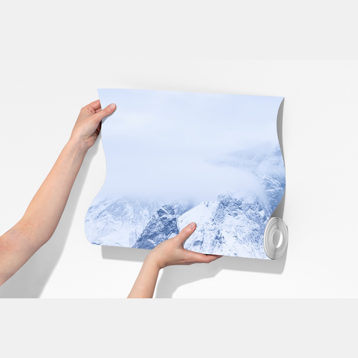 Fototapeta wschód słońca nad Lofotami i czerwonymi domkami – Wallissimo® Fototapeta wschód słońca nad Lofotami i czerwonymi domkami – Wallissimo®