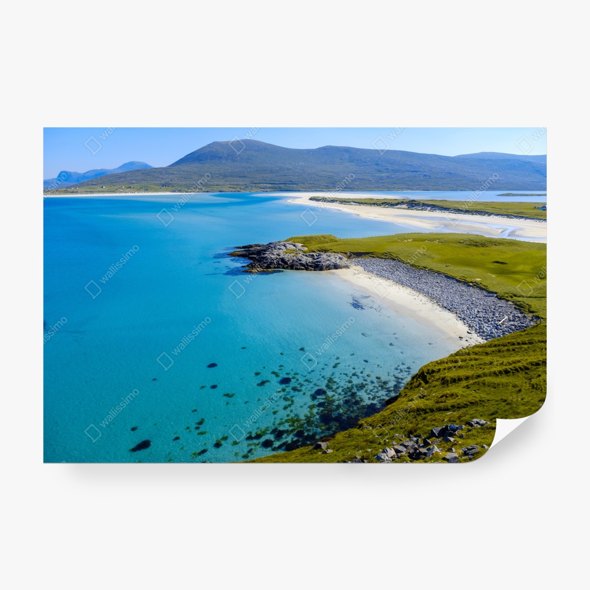 Fototapeta spokojna turkusowa plaża – Wallissimo® Fototapeta spokojna turkusowa plaża – Wallissimo®