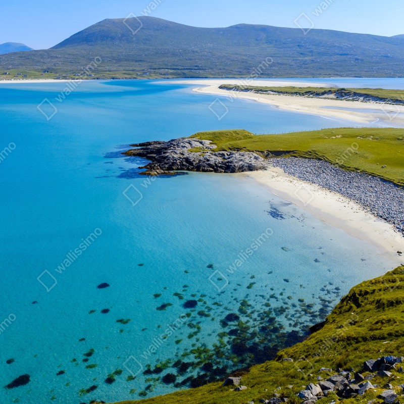 Fototapeta spokojna turkusowa plaża – Wallissimo® Fototapeta spokojna turkusowa plaża – Wallissimo®