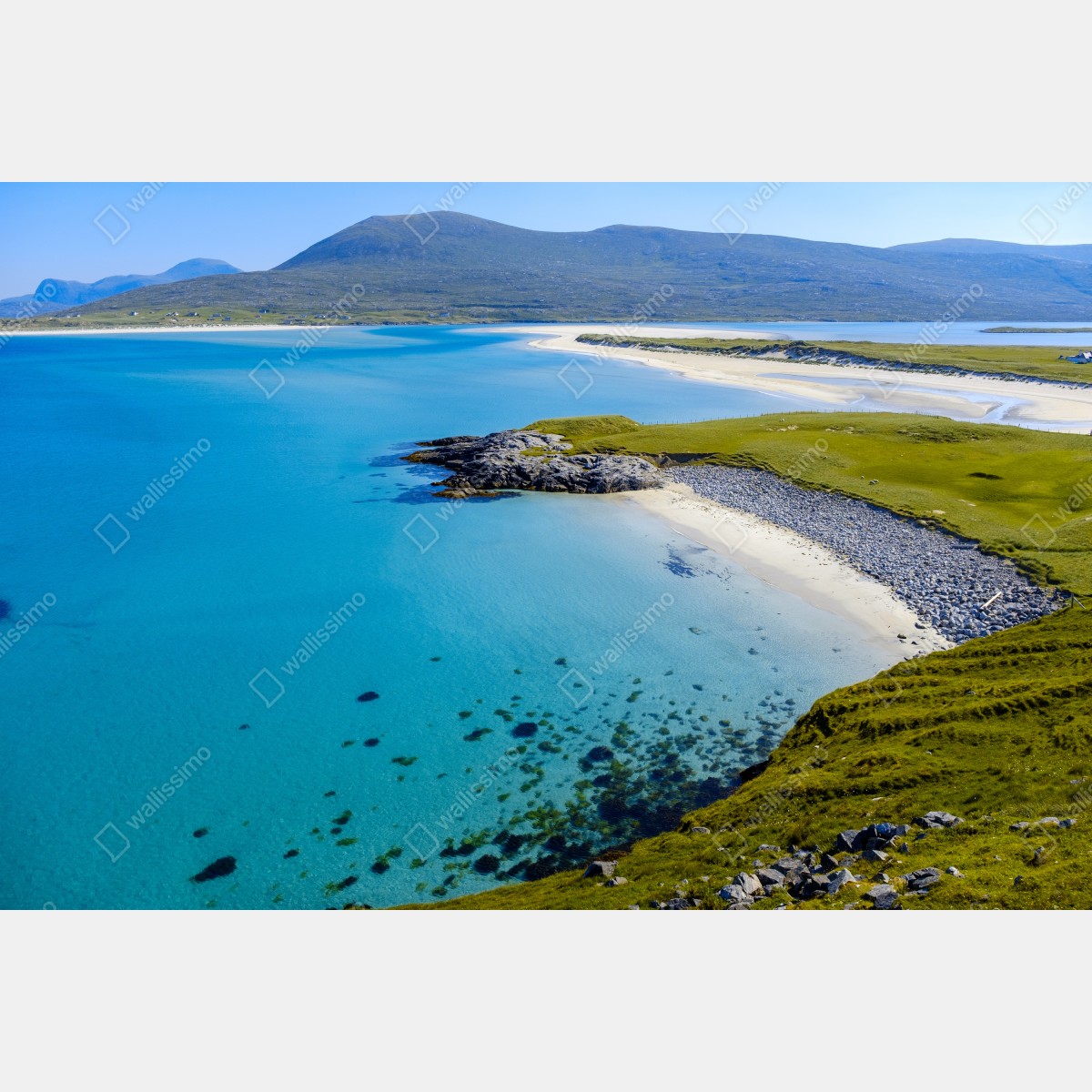 Fototapeta spokojna turkusowa plaża – Wallissimo® Fototapeta spokojna turkusowa plaża – Wallissimo®