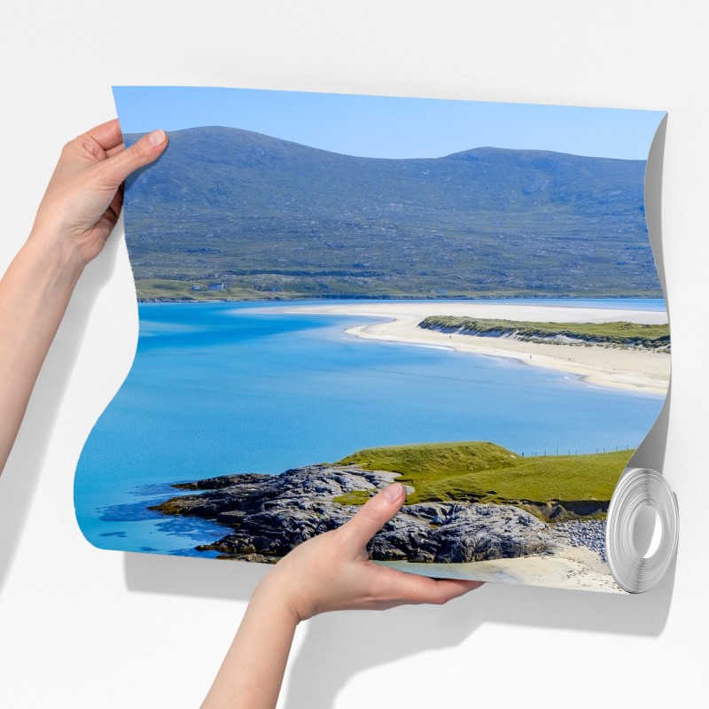 Fototapeta spokojna turkusowa plaża – Wallissimo® Fototapeta spokojna turkusowa plaża – Wallissimo®